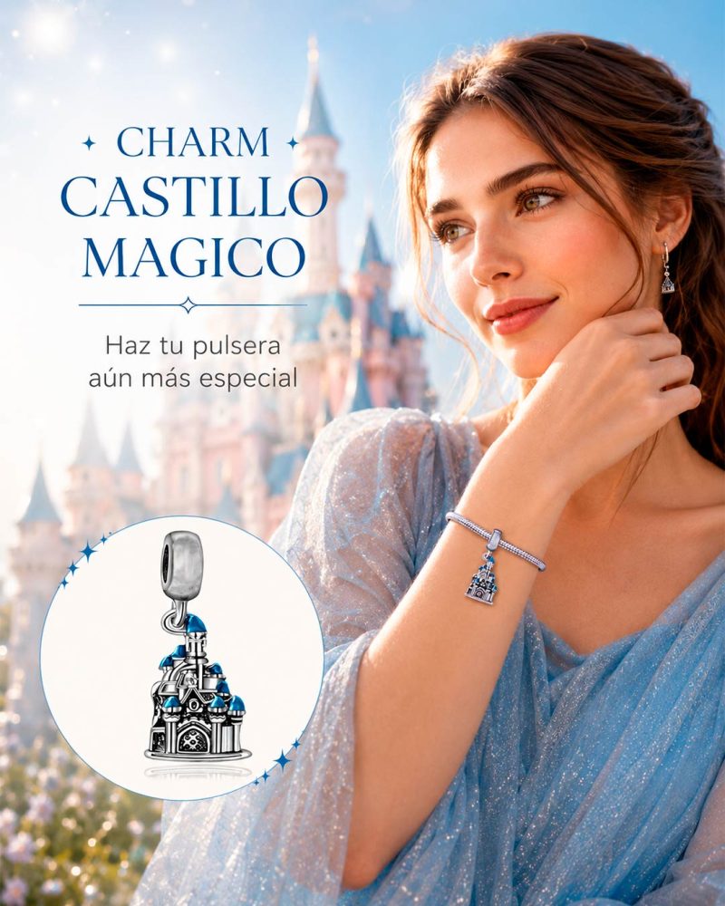 charm abalorio castillo mágico disney