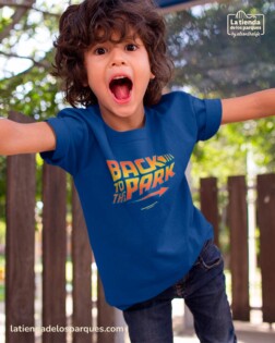 CAMISETAS NIÑOS camiseta para niño back to the park azul royal