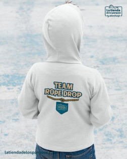 SUDADERAS NIÑOS sudadera para niño team rope drop con gorro blanca