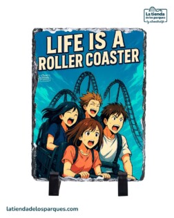 CUADROS Cuadro de Pizarra Life is a Roller Coaster