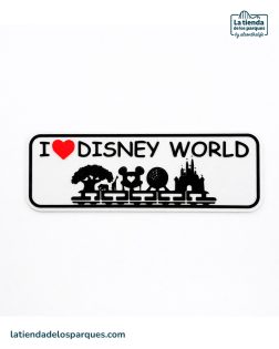 PLACAS DECORATIVAS Placa I Disney World